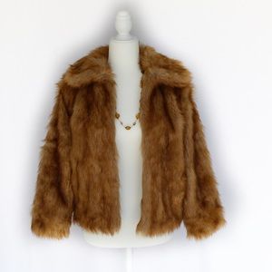 Abercrombie & Fitch Fur Coat. Size Small